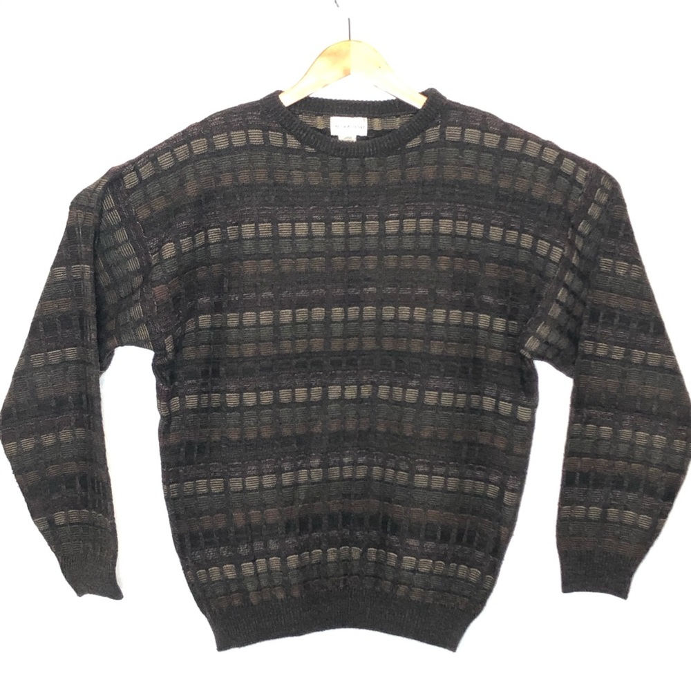 Taylor & Henry | Vintage Grandpa Brown Sweater L
